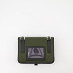 Crossbody bags Pouch in Re-Nylon and Saffiano leather Prada Green Man