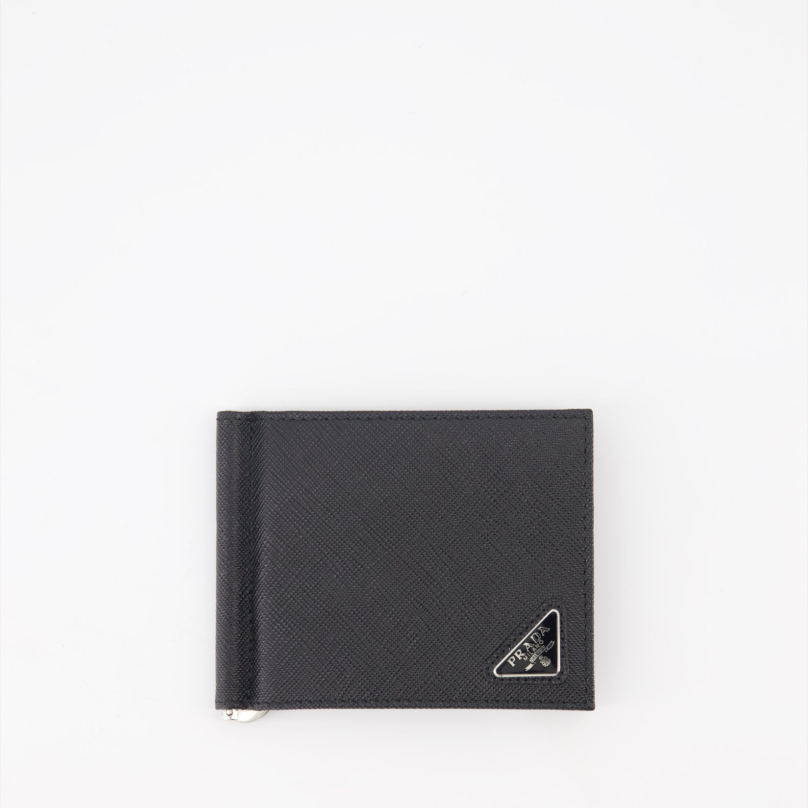 Small leather goods Saffiano wallet Prada Black Man