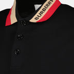 Polos Polo Edney Burberry Negro Homme
