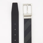 Cintos Ceinture à carreaux réversible Burberry Preto Homme