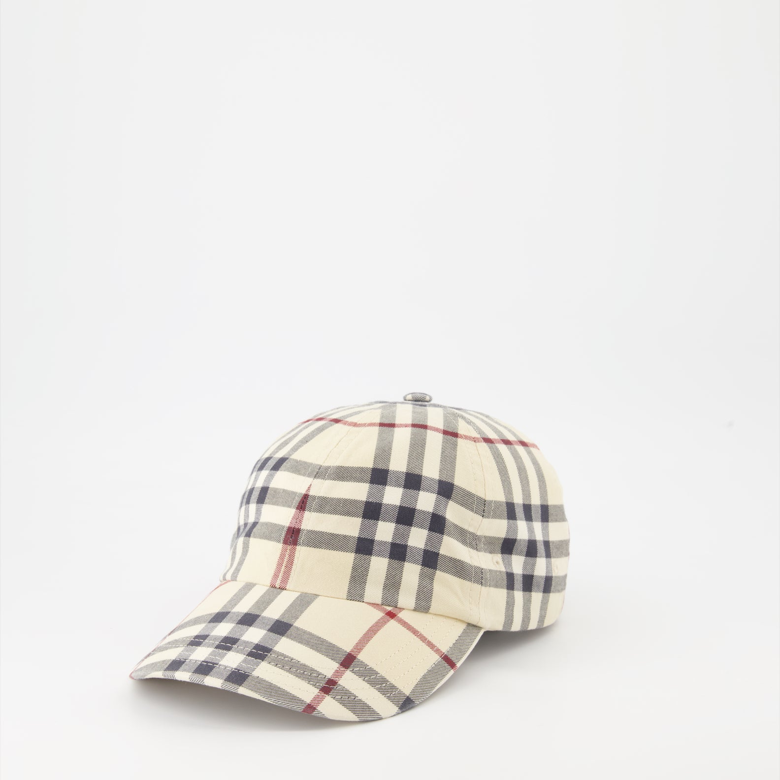 Chapeaux, casquettes et bonnets Casquette à carreaux Burberry Beige Unisexe