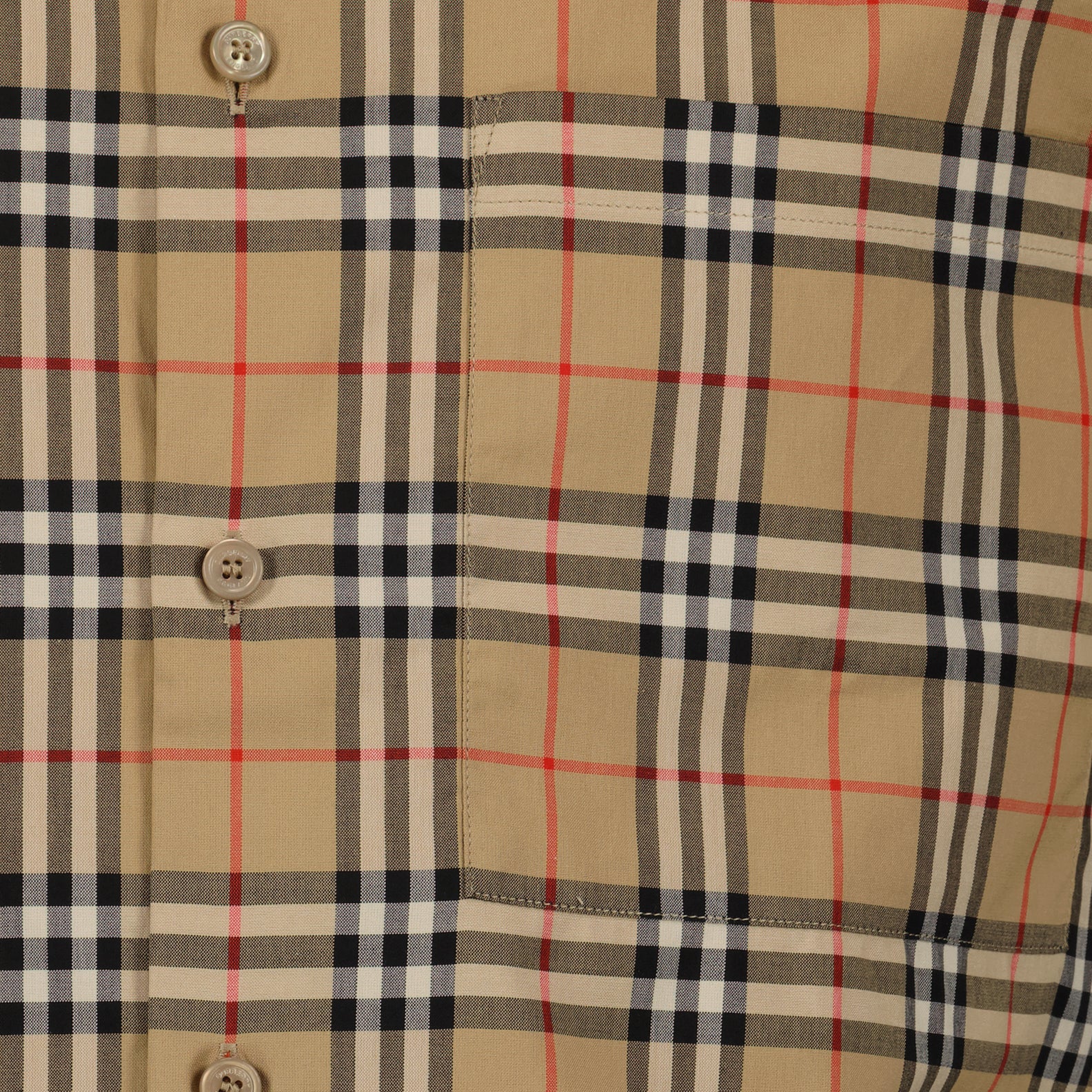 Camisas Camisa Xadrez Burberry Marrom Homme