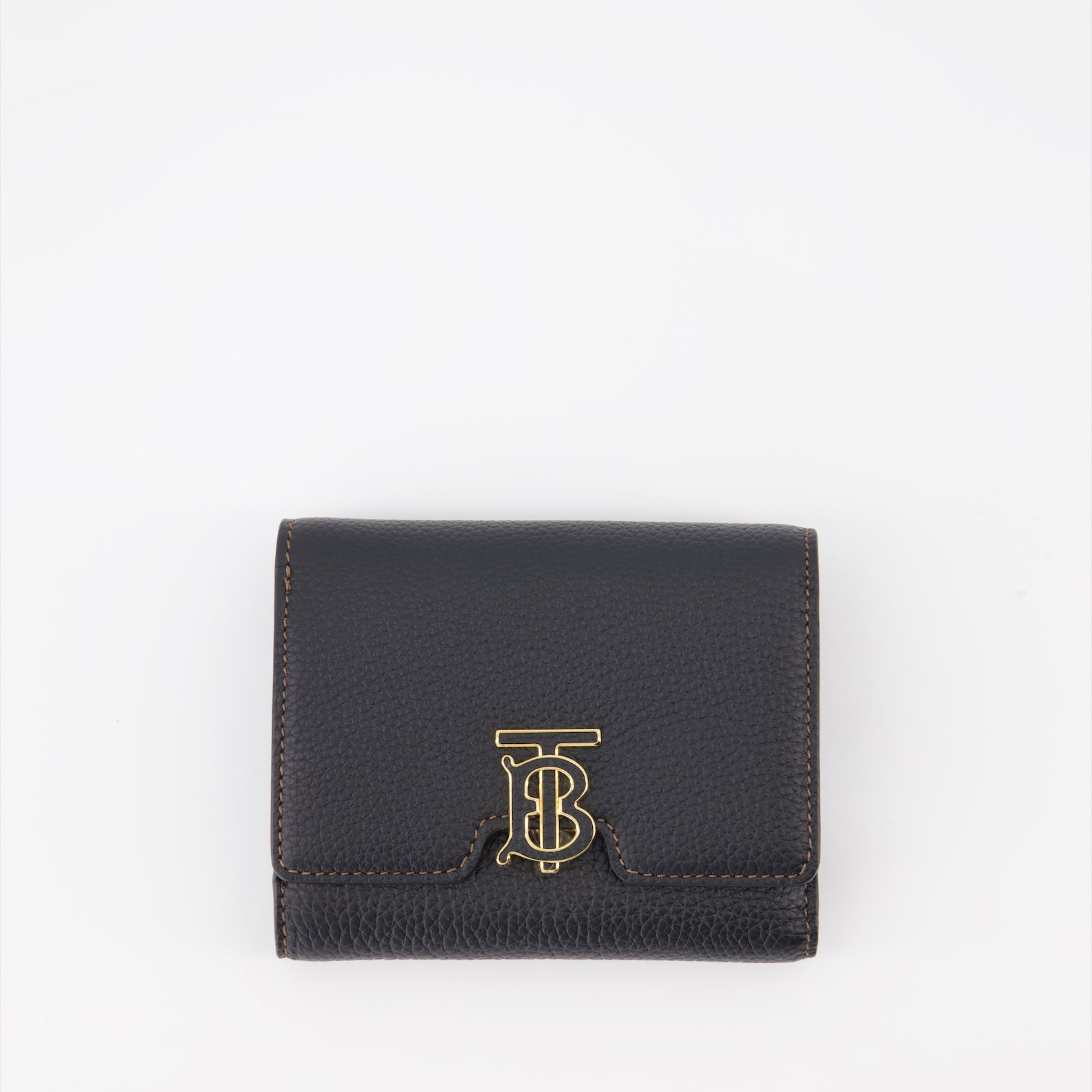 Small leather goods Compact TB wallet Burberry Black Women