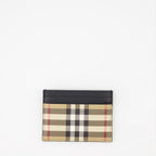 Petite maroquinerie Porte-cartes à carreaux Burberry Beige Homme
