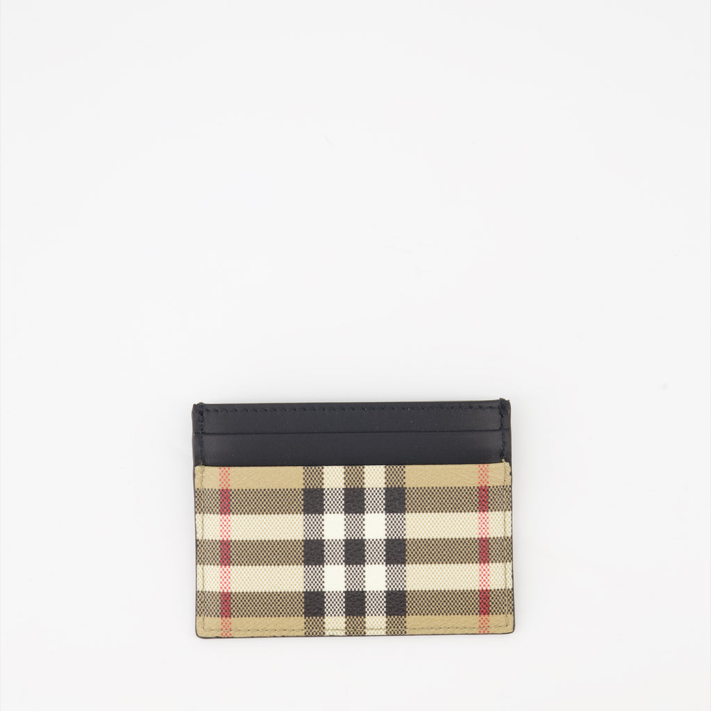 Petite maroquinerie Porte-cartes à carreaux Burberry Beige Homme