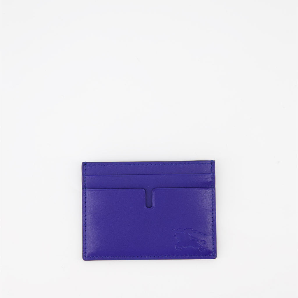 Small leather goods EKD card holder Burberry Blue Man