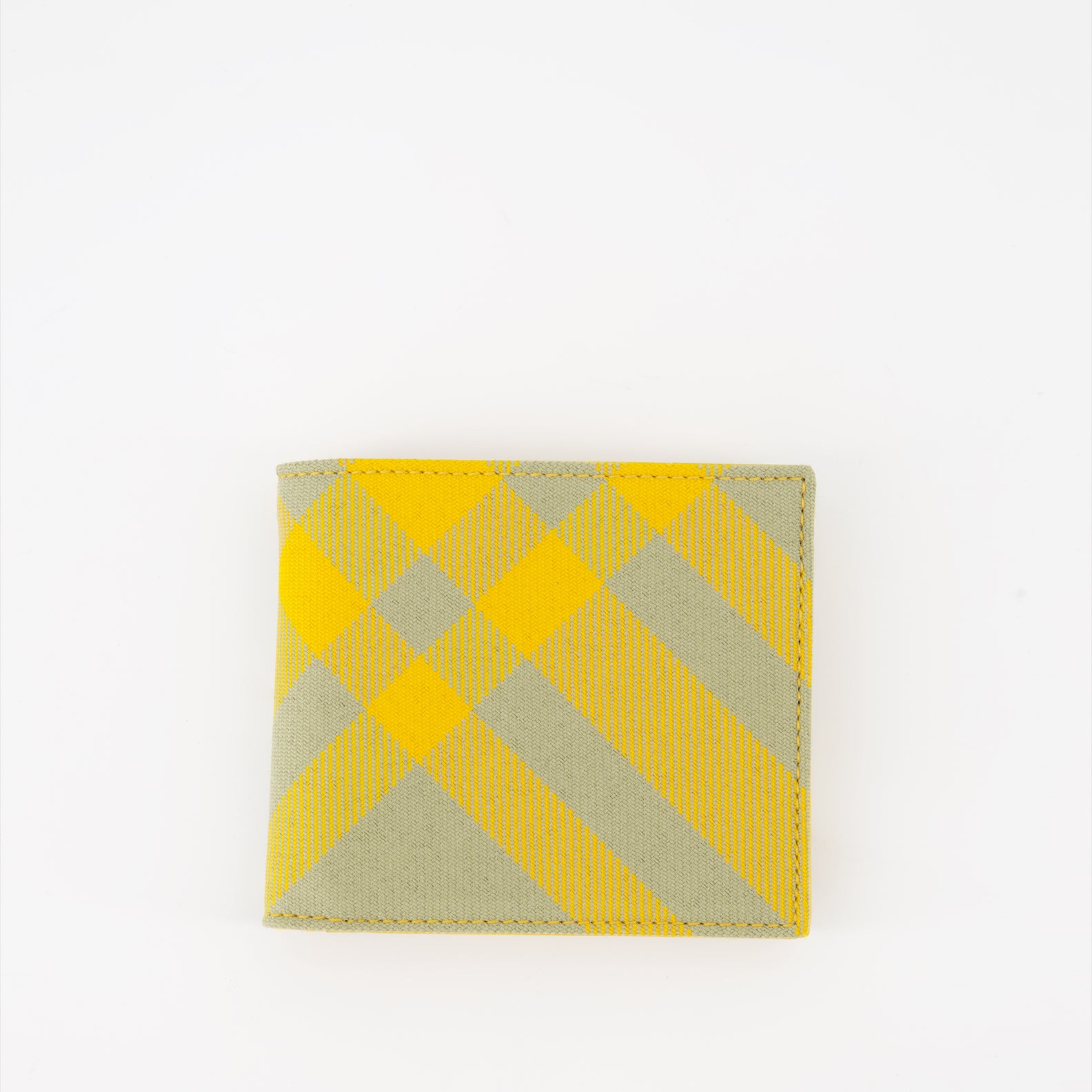 Small leather goods Checked wallet Burberry Yellow Man