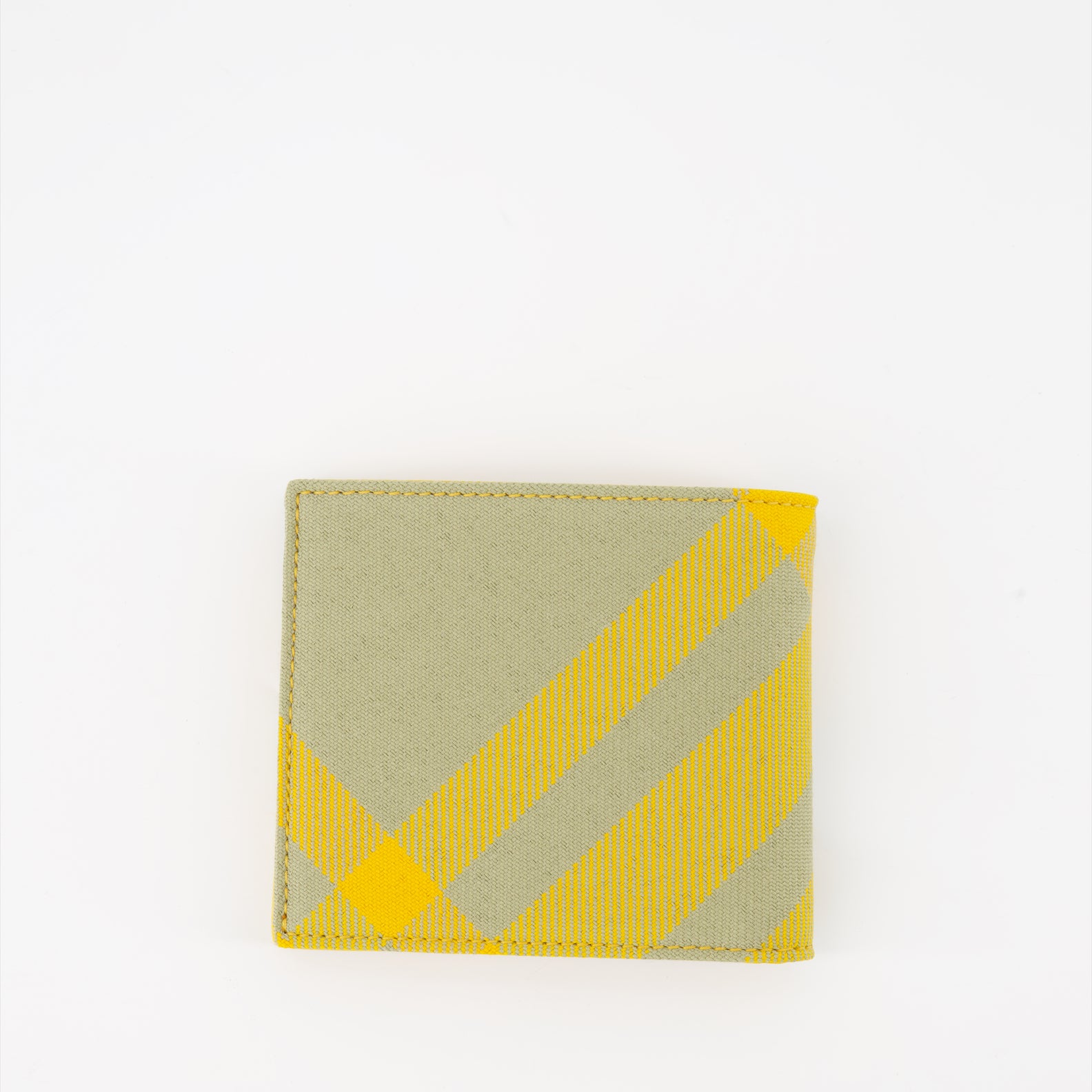 Small leather goods Checked wallet Burberry Yellow Man