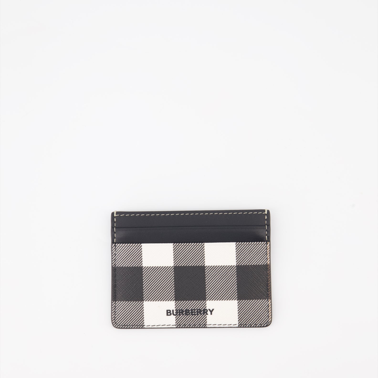 Petite maroquinerie Porte-cartes à carreaux Burberry Gris Homme