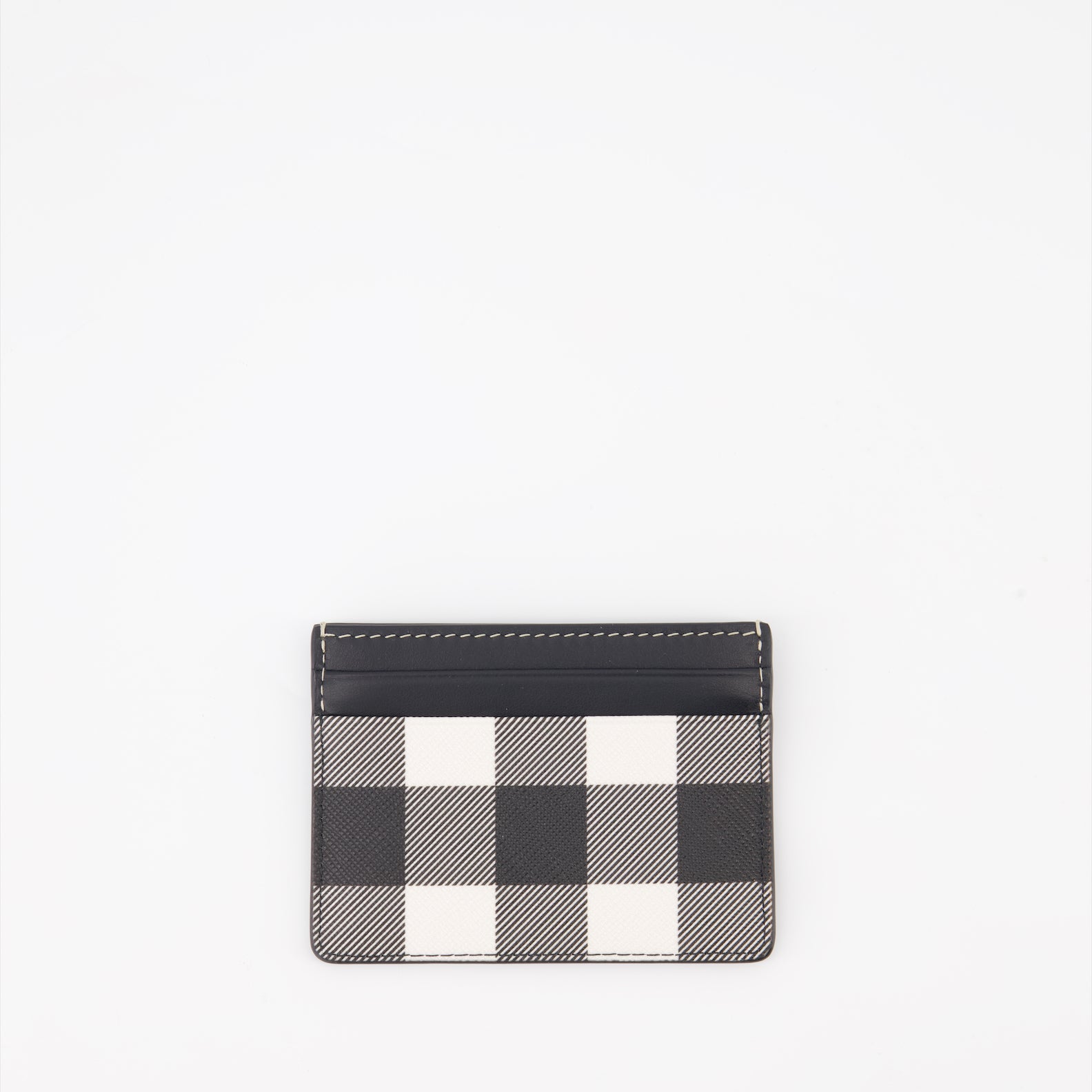 Petite maroquinerie Porte-cartes à carreaux Burberry Gris Homme