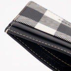 Piccola pelletteria Porte-cartes à carreaux Burberry Grigio Homme