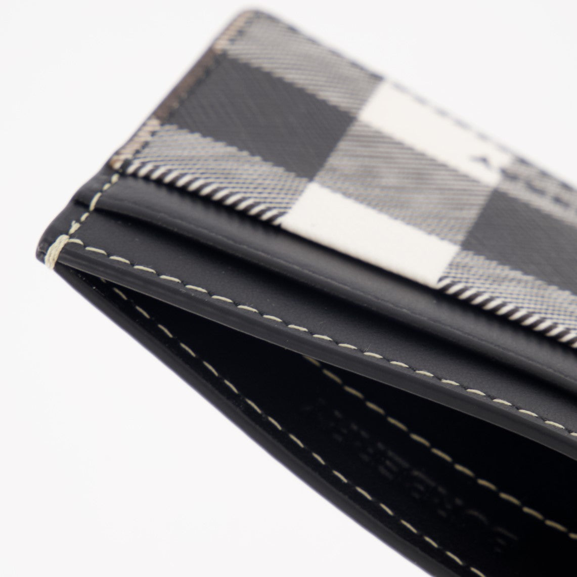 Petite maroquinerie Porte-cartes à carreaux Burberry Gris Homme