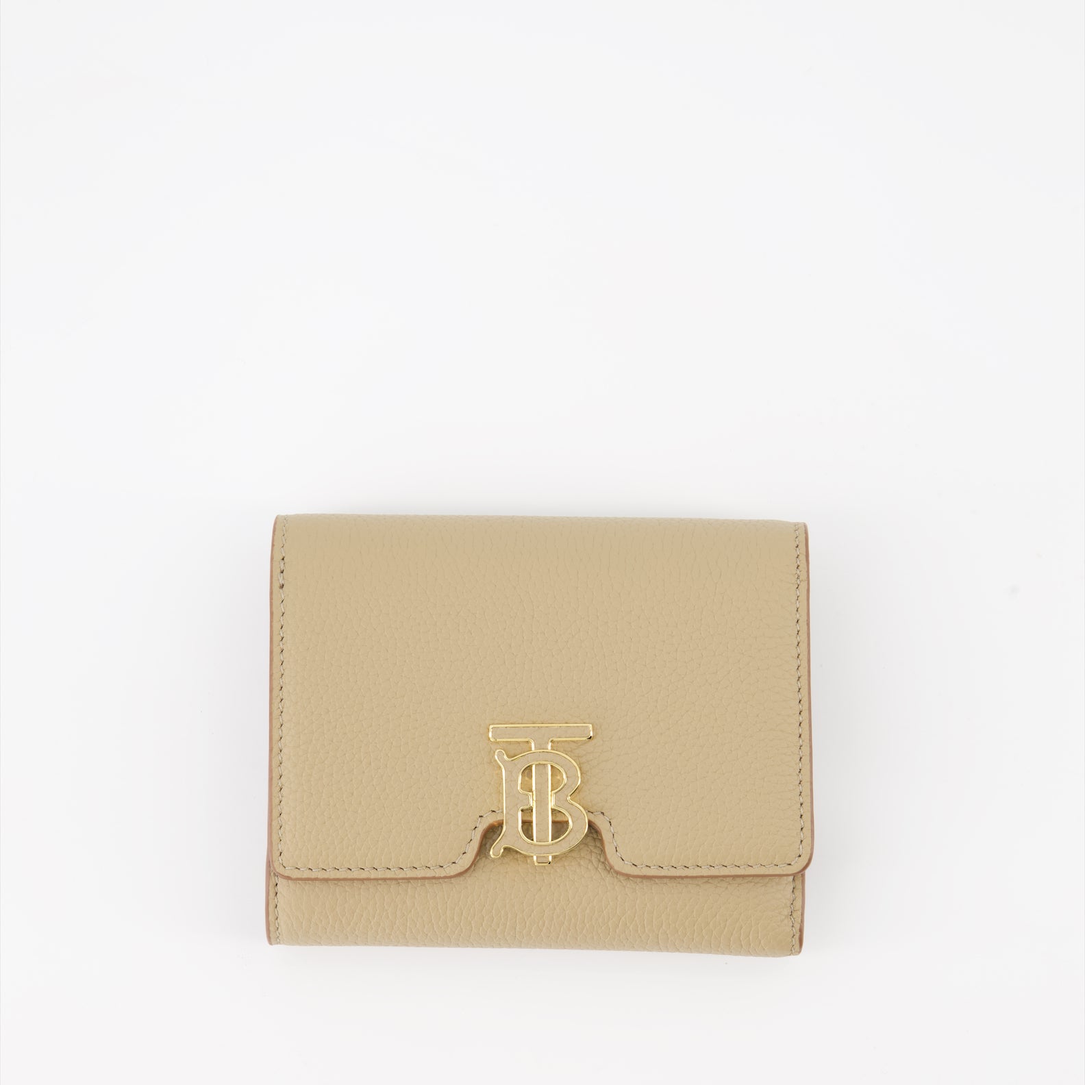 Small leather goods Compact TB wallet Burberry Beige Women