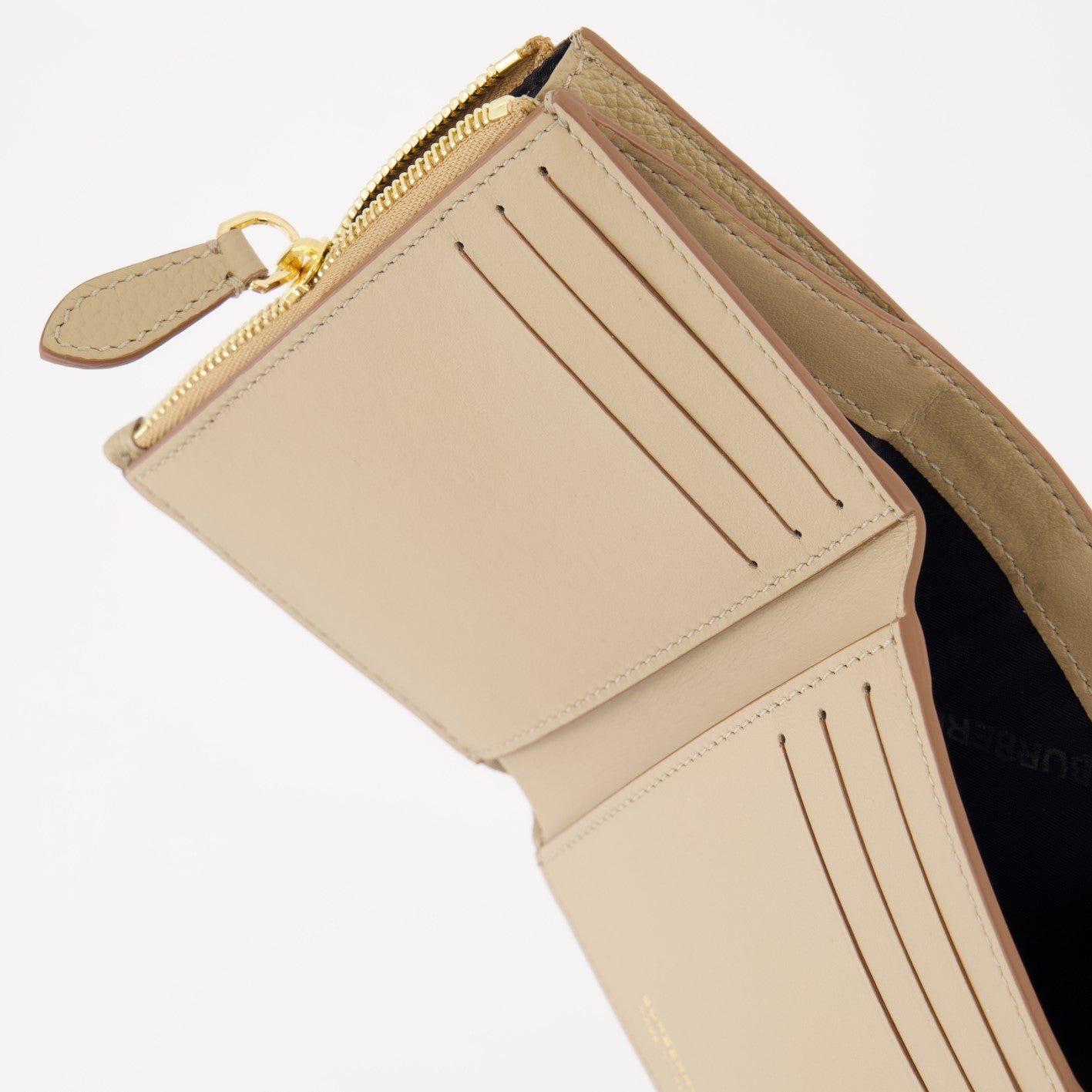 Small leather goods Compact TB wallet Burberry Beige Women