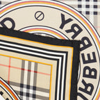 Écharpes, foulards et gants Foulard en soie à carreaux Burberry Beige Femme