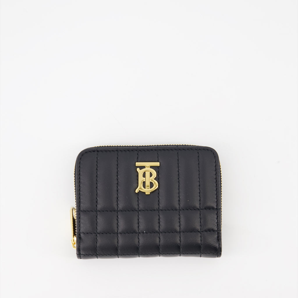 Kleine lederwaren TB Wallet Burberry Schwarz Femme