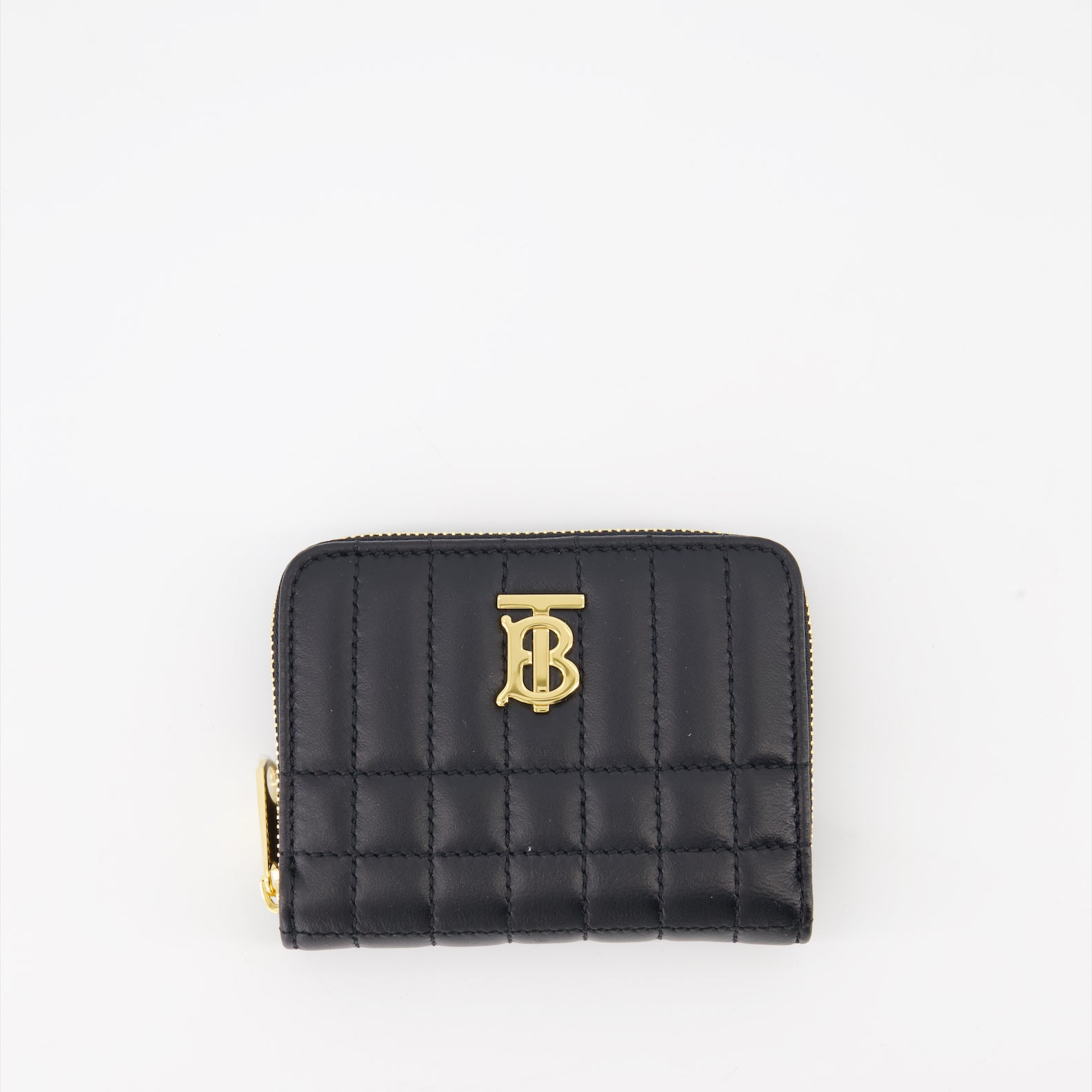 Petite maroquinerie Portemonnaie TB Burberry Noir Femme