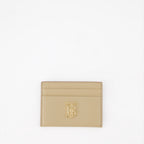 Small leather goods Compact TB card holder Burberry Beige Women