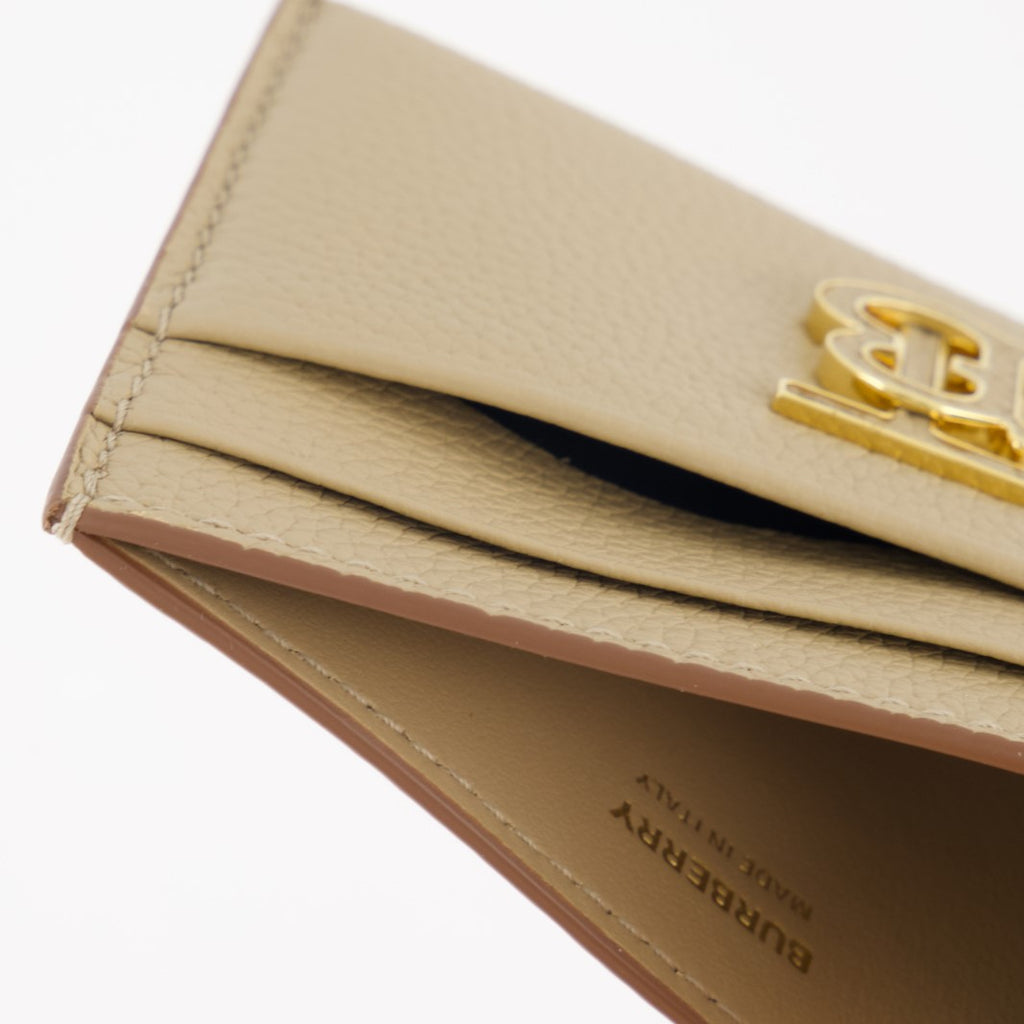 Small leather goods Compact TB card holder Burberry Beige Women