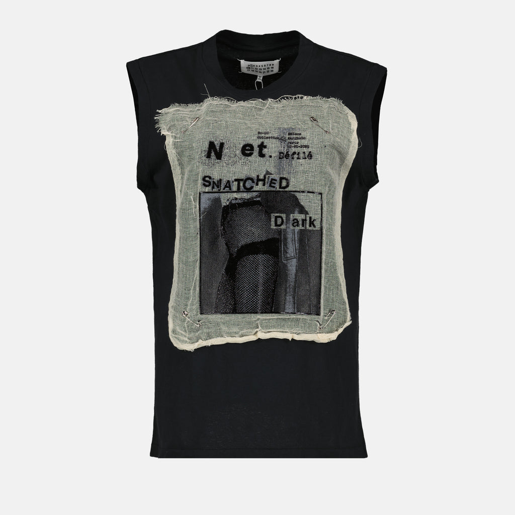 T-shirts T-shirt snatched Maison Margiela Noir Femme