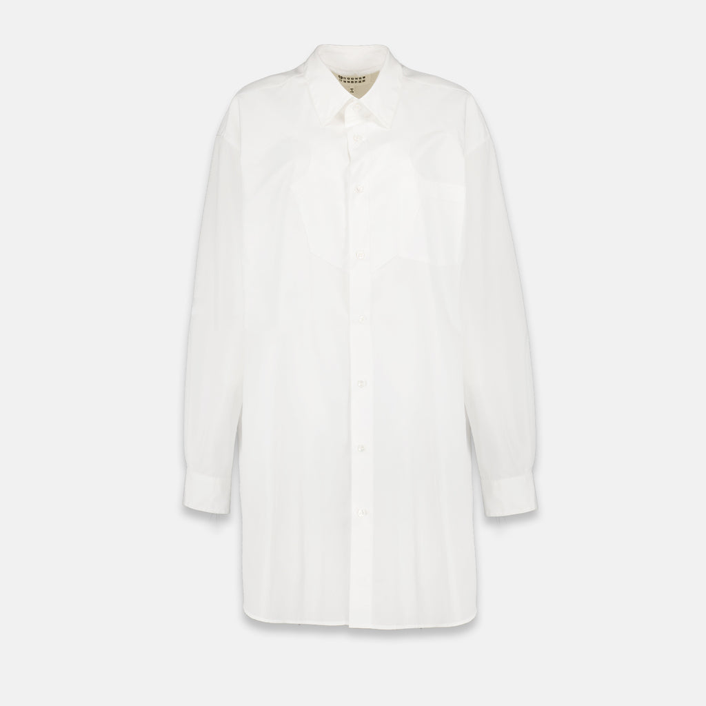 드레스 Robe chemise oversize Maison Margiela 하얀색 Femme