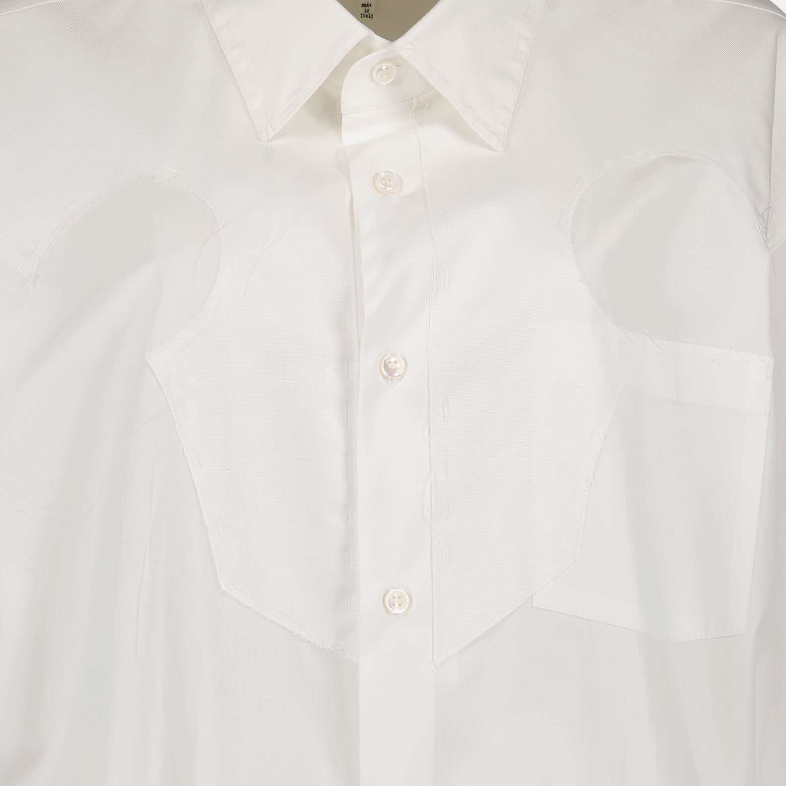 Vestidos Robe chemise oversize Maison Margiela Branco Femme