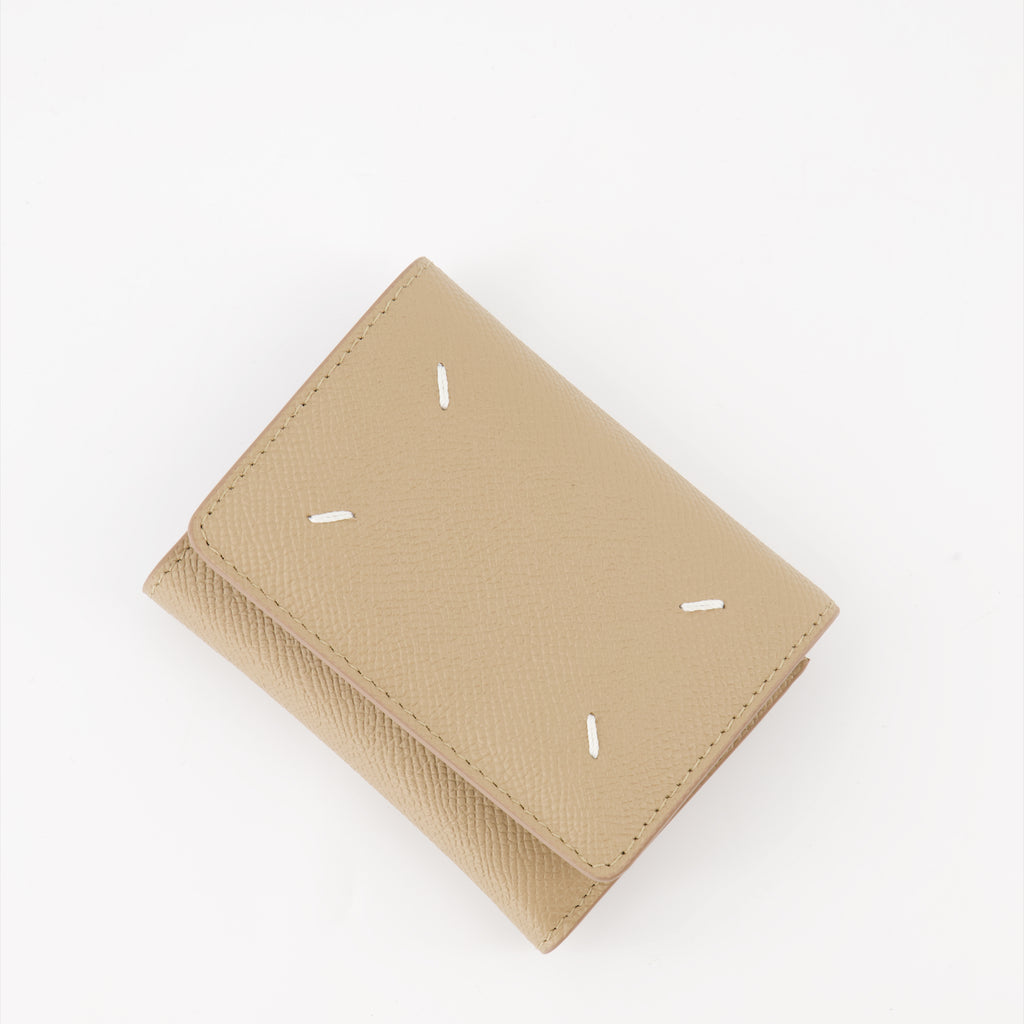 Petite maroquinerie Portefeuilles Four Stitches Maison Margiela Beige Femme
