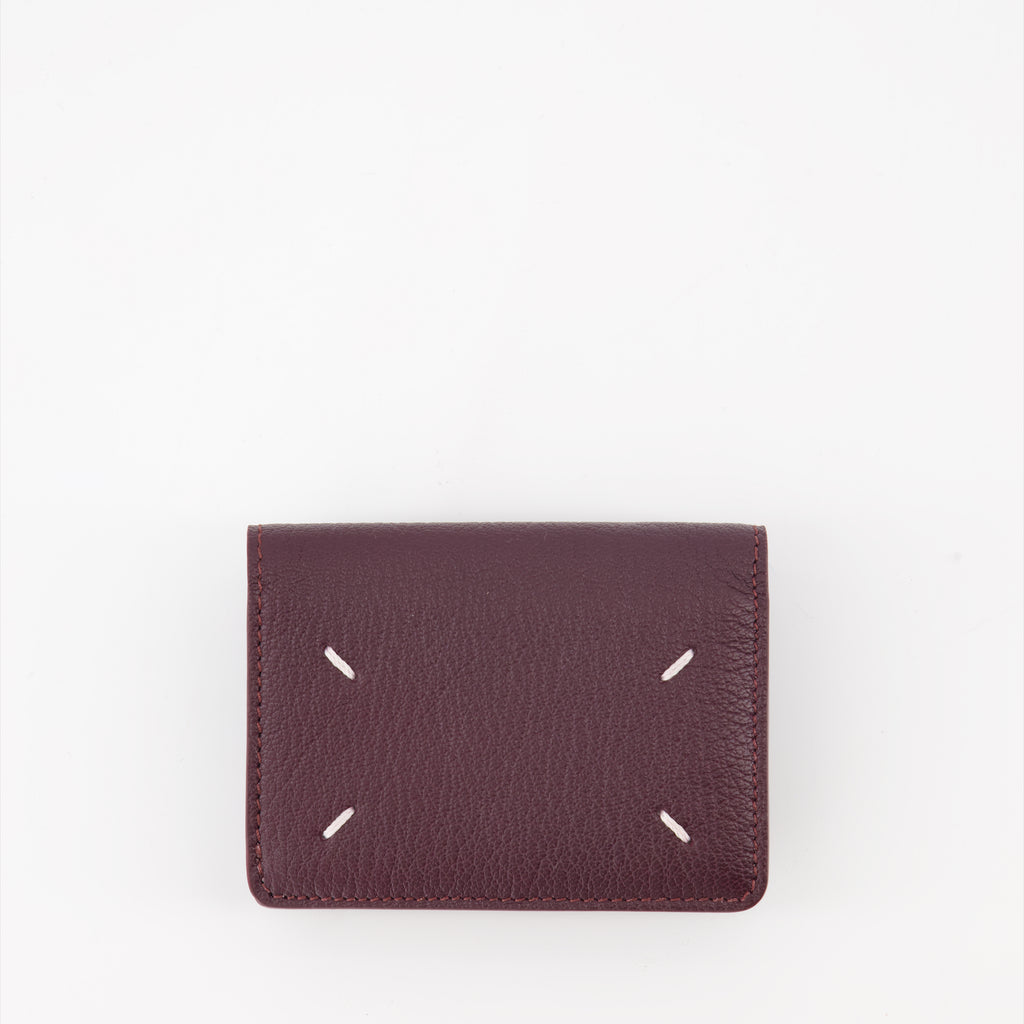 Kleine lederwaren Portefeuilles Four Stitches Maison Margiela Lila Unisex