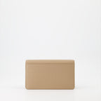 スモールレザーグッズ 4針チェーンウォレット Maison Margiela ベージュ 女性