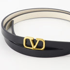 Cintos Ceinture réversible VLogo Valentino Garavani Preto Femme