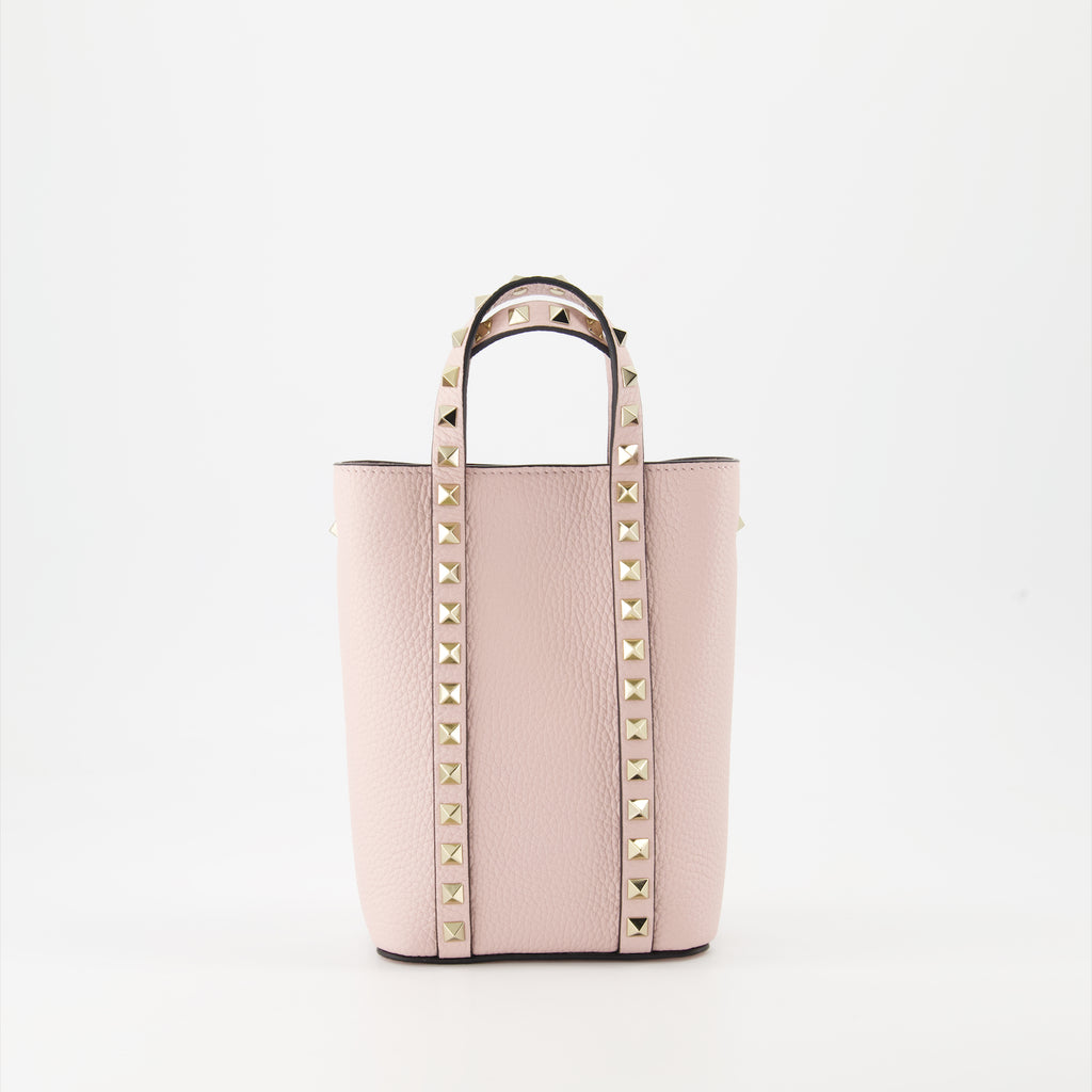 Bolsos tipo cubo Petit sac Rockstud Valentino Garavani Rosa Femme