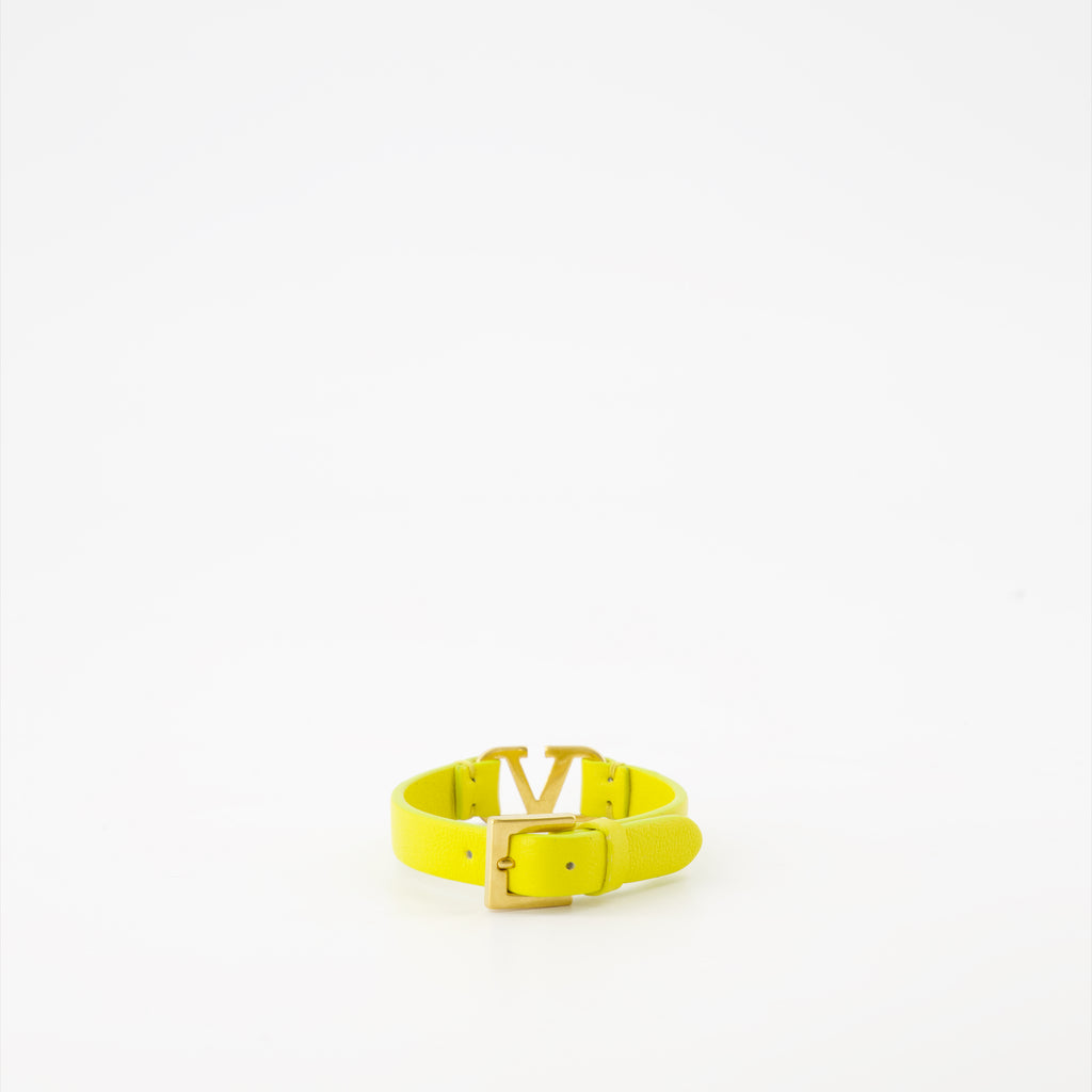 Bijoux Bracelet VLogo Valentino Garavani Jaune Femme