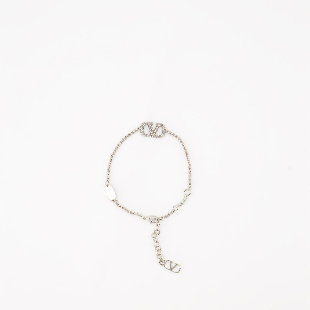 Bijoux Bracelet VLogo Valentino Garavani Argenté Femme