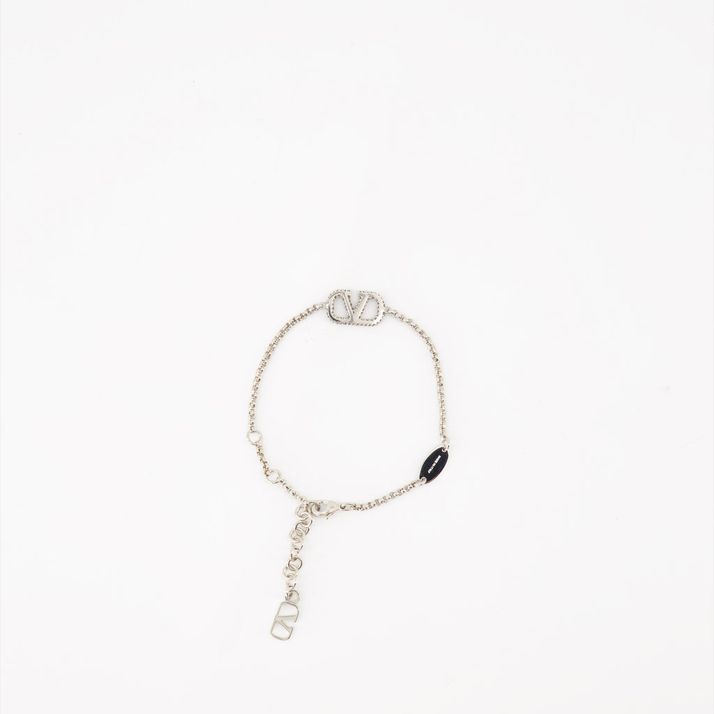 Bijoux Bracelet VLogo Valentino Garavani Argenté Femme