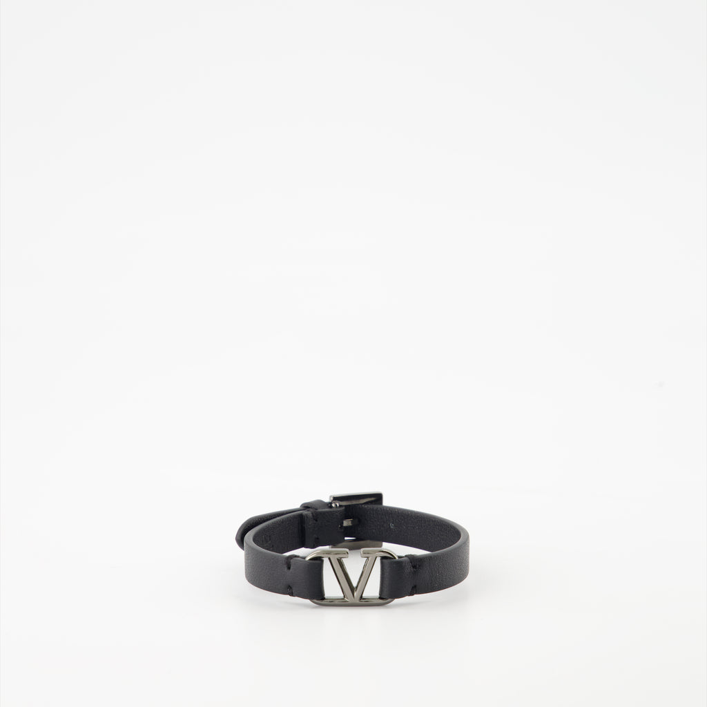 Bijoux Bracelet VLogo Valentino Garavani Noir Homme