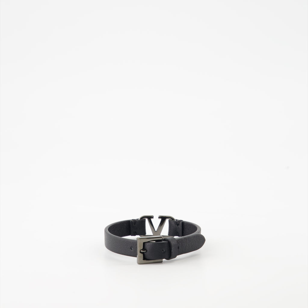 Bijoux Bracelet VLogo Valentino Garavani Noir Homme