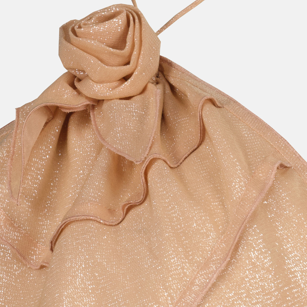 Tops Top caraco com detalhe floral Victoria Beckham Bege Femme