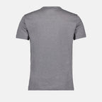 T-shirt T-shirt à logo plaque Dolce & Gabbana Grigio Homme
