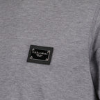 T-shirt T-shirt à logo plaque Dolce & Gabbana Grigio Homme
