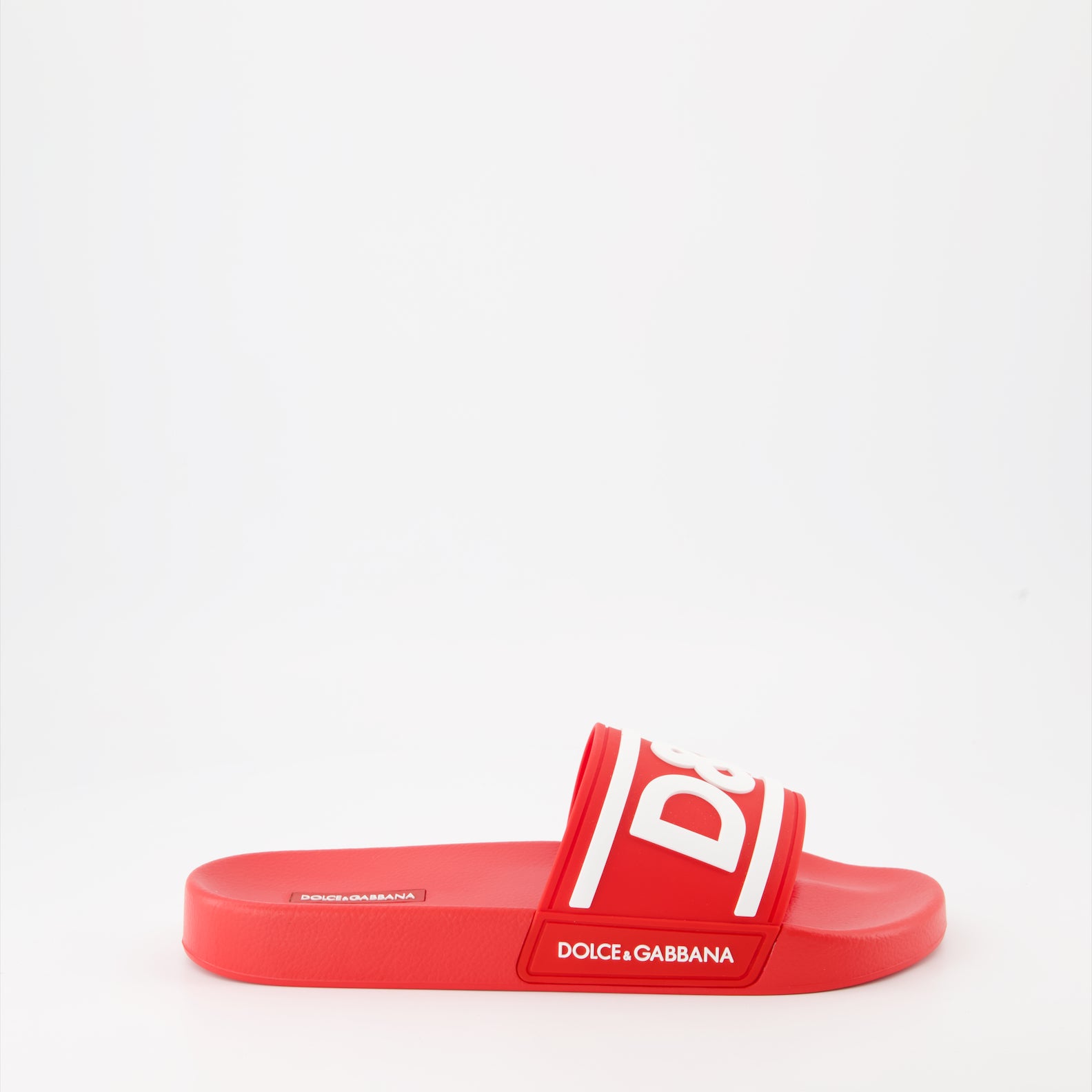 Zapatos abiertos Claquettes D&G Dolce & Gabbana Rojo Homme