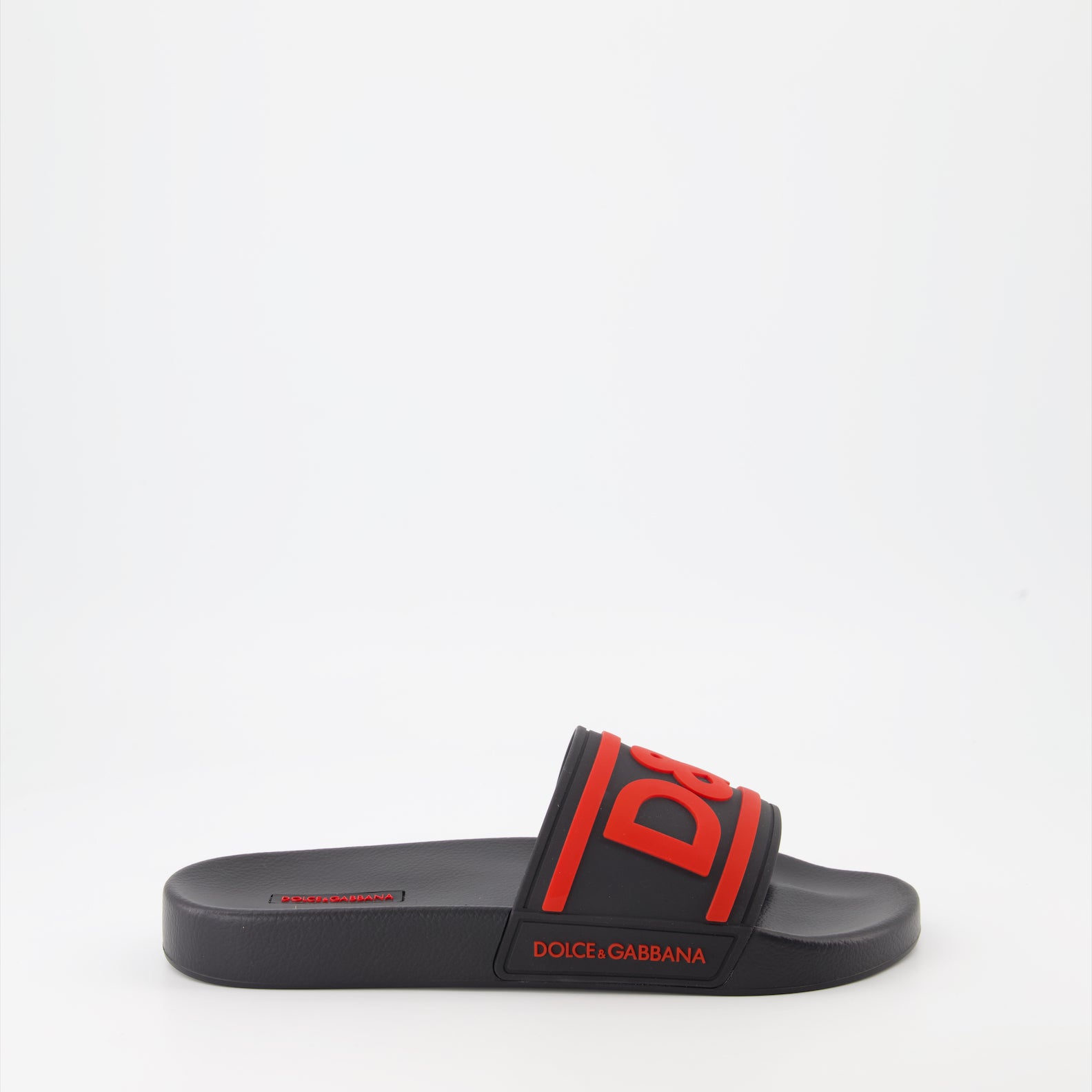 Zapatos abiertos Claquettes D&G Dolce & Gabbana Negro Homme