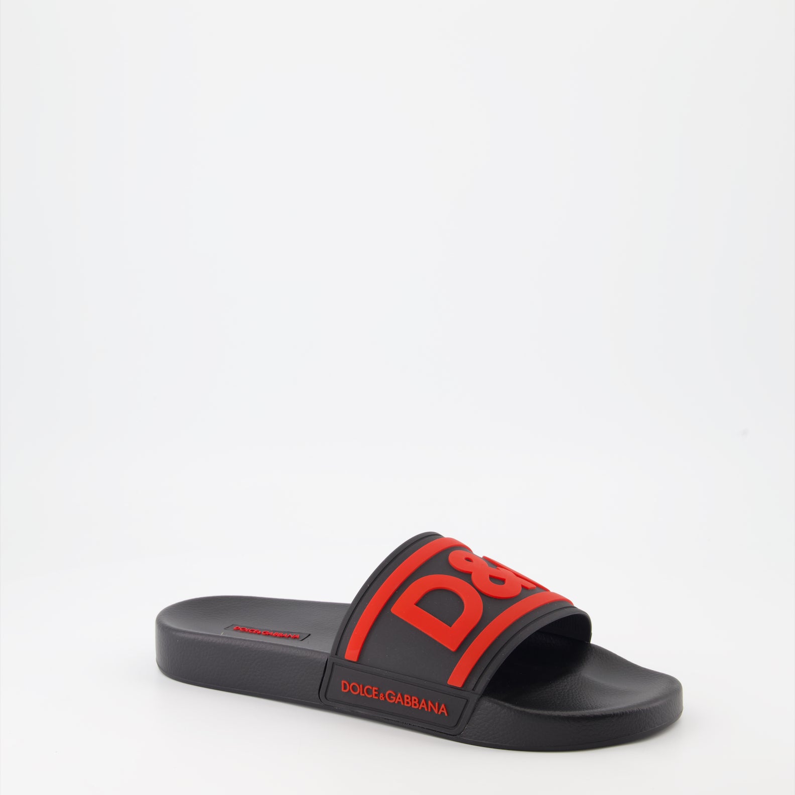 Zapatos abiertos Claquettes D&G Dolce & Gabbana Negro Homme