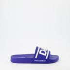 Sapatos abertos Claquettes D&G Dolce & Gabbana Azul Homme