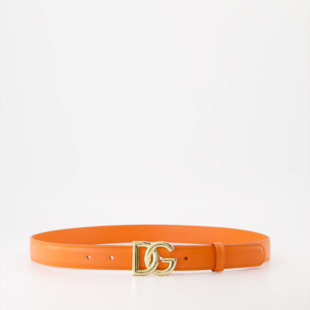 Cintos Ceinture DG Dolce & Gabbana Laranja Femme