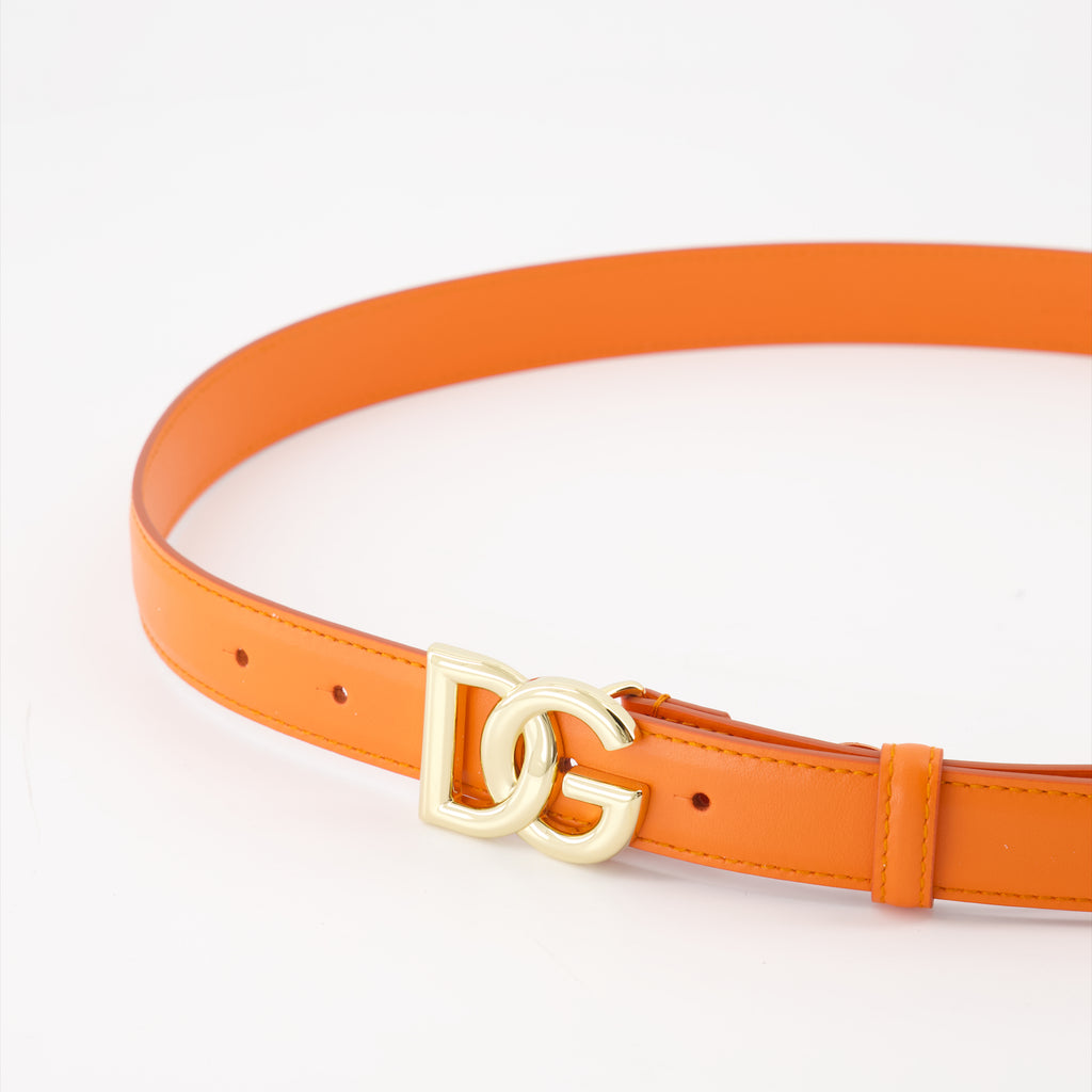 Cintos Ceinture DG Dolce & Gabbana Laranja Femme