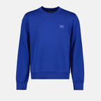스웨트셔츠 Sweatshirt à logo plaque Dolce & Gabbana 파란색 Homme