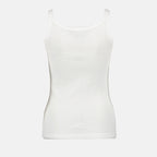 Tops Débardeur à logo plaque Dolce & Gabbana Branco Femme