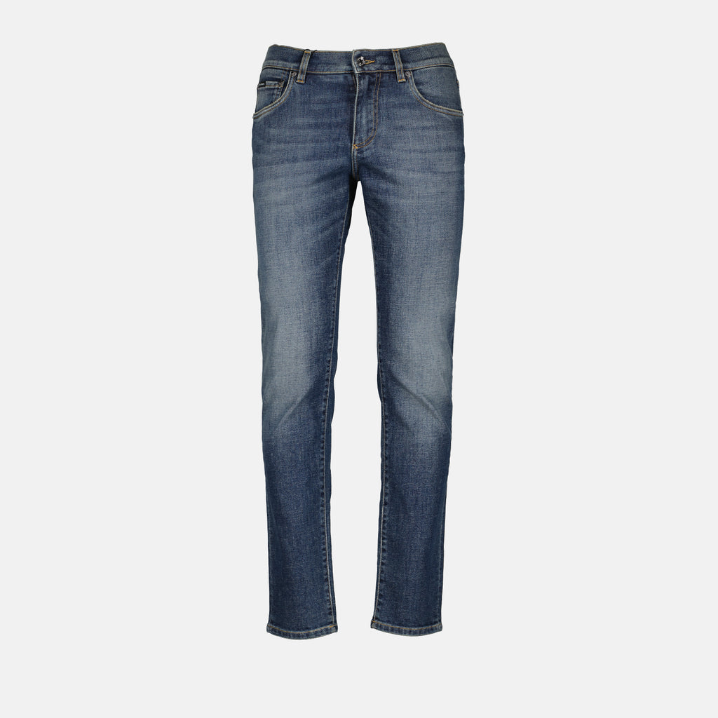 Pantalons Jean droit Dolce & Gabbana Bleu Homme
