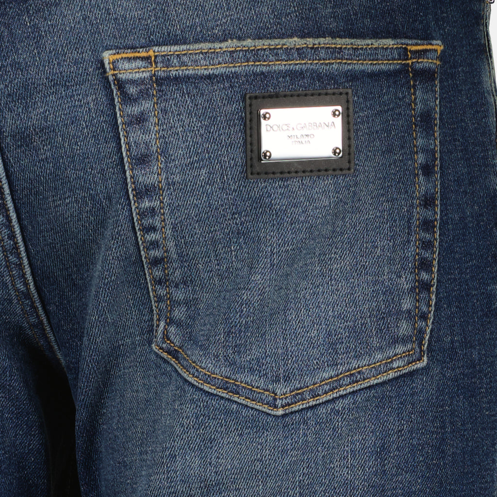 Pantalons Jean droit Dolce & Gabbana Bleu Homme