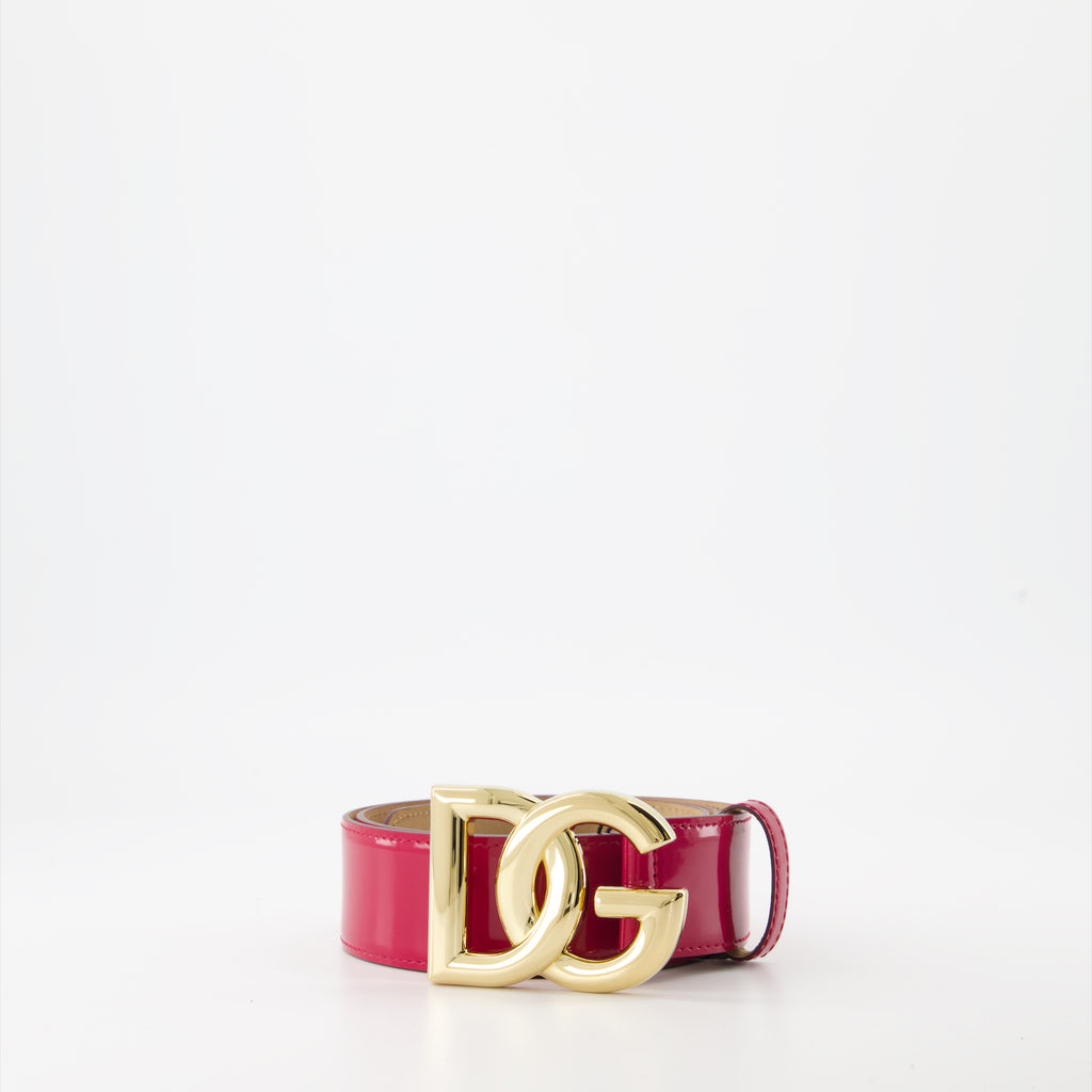 Cintos Ceinture DG Dolce & Gabbana Rosa Femme